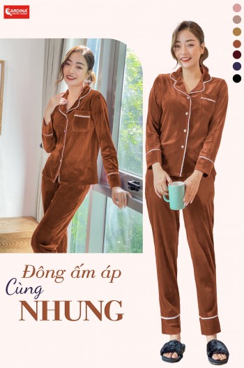 Bộ pijama nhung