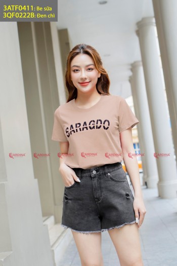 Áo phông nữ cotton saragdo 