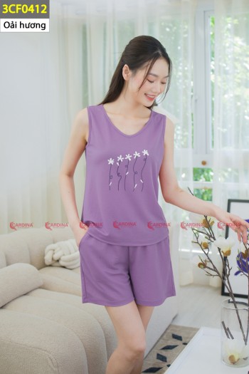 BỘ ĐÙI COTTON NHẬT SÁT NÁCH CỔ TIM