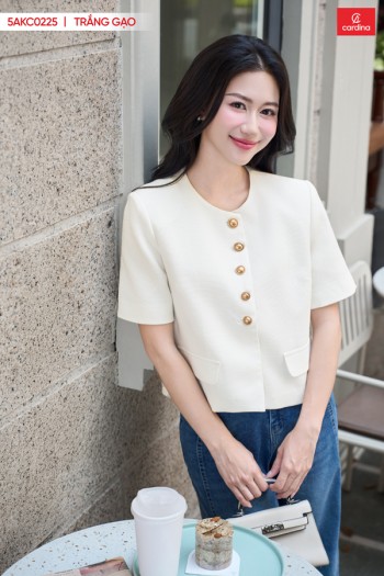 ÁO DẠ TWEED TAY LỠ 